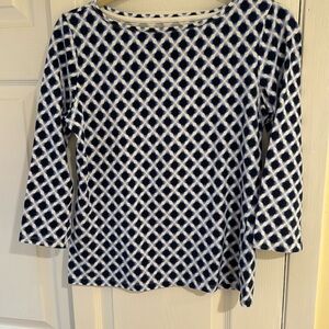 Talbots 3/4 sleeve top